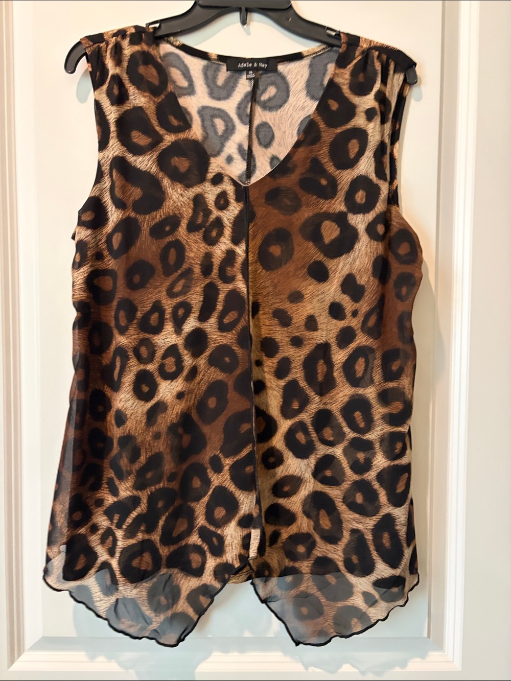 Adele & May Leopard Print Top